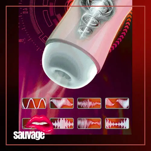 כוס פין מכונת מין אוראלית לגבר