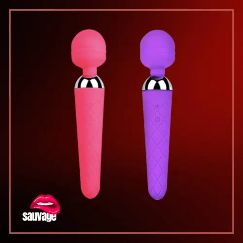 דילדו שרביט קסמים לעיסוי לדגדגן sauvage